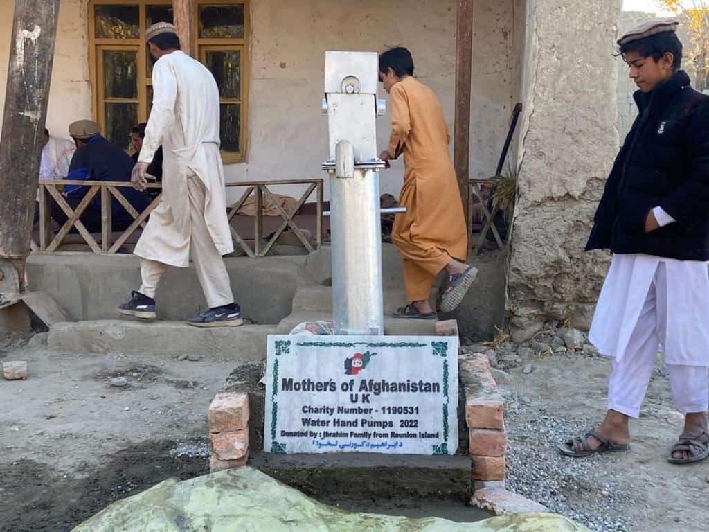 Water Well constructed in Afghanistan by donors