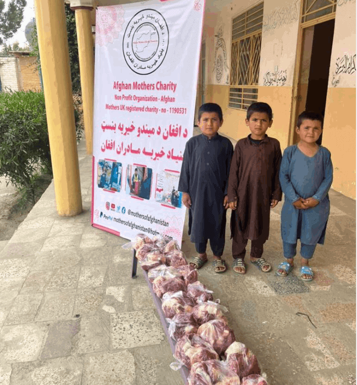 Qurbani distributed in Afghanistan to poor and needy